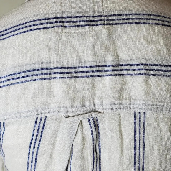 RAILS Matea Flamenco Striped Lace-Up Long-Sleeve Top Size Large NWOT - Picture 8 of 15